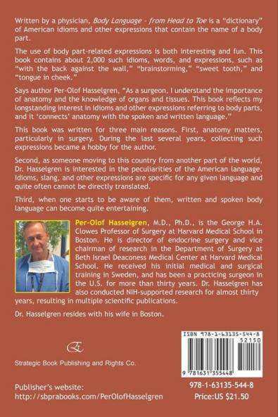 Body Language - from Head to Toe: Expressions idioms slang and quotes related to body parts
