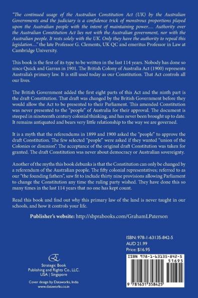 The Australian Constitution as it is Actually Written