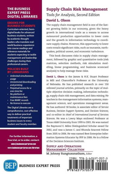 Supply Chain Risk Management Second Edition