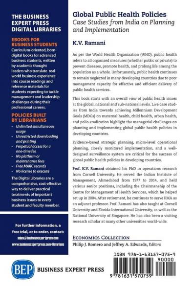 Global Public Health Policies