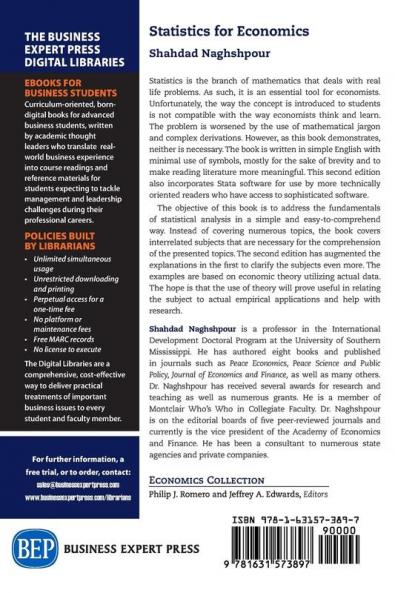Statistics for Economics Second Edition