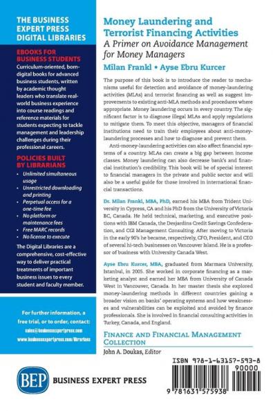 Money Laundering and Terrorist Financing Activities