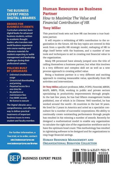 Human Resources As Business Partner