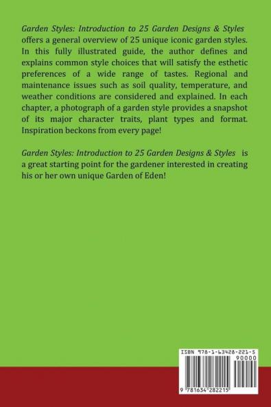 Garden Styles: Introduction to 25 Garden Styles (Large Print): Gardening Basics for Beginners Series