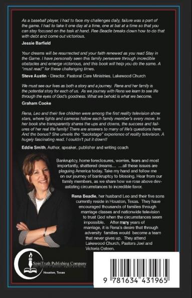 Stay In the Game: This Book Will Help You Stay in the Game of Life and Never Give Up Again!