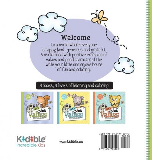Let's Color Values: Ages 3-4