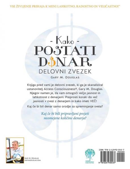 KAKO POSTATI DENAR  Delovni zvezek - How To Become Money Workbook - Slovenian