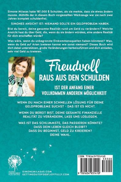 Freudvoll raus aus den Schulden - Getting Out of Debt German