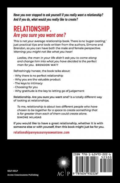 Relationship. Are you sure you want one?