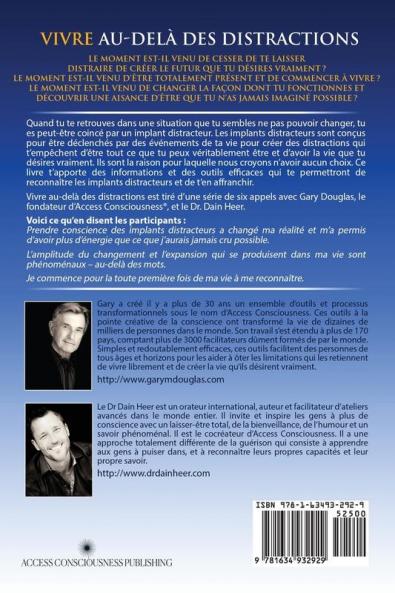 VIVRE AU-DELÀ DES DISTRACTIONS (Living Beyond Distraction French)