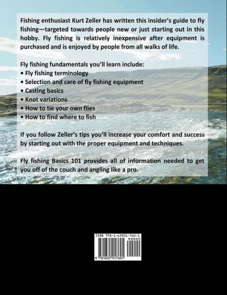 Fly Fishing 101 (Large Print): A Beginner's Guide to Equipment Terminology Flies and Casting Basics