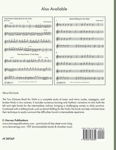 The Two Octaves Book for Viola