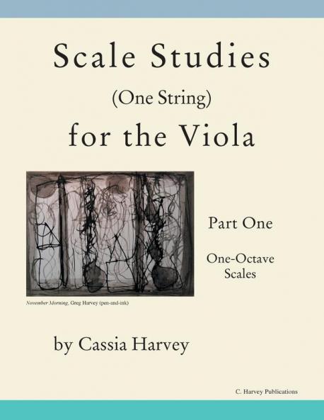 Scale Studies (One String) for the Viola Part One: One-Octave Scales