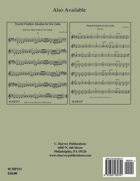 Finger Exercises for the Cello Book Four