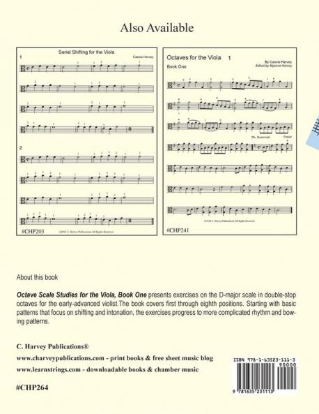 Octave Scale Studies for the Viola Book One