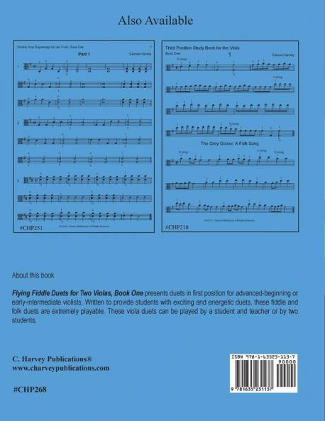 Flying Fiddle Duets for Two Violas Book One