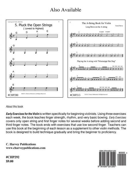 Early Exercises for the Violin