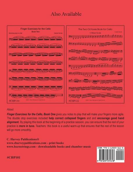 Finger Exercises for the Cello Book One
