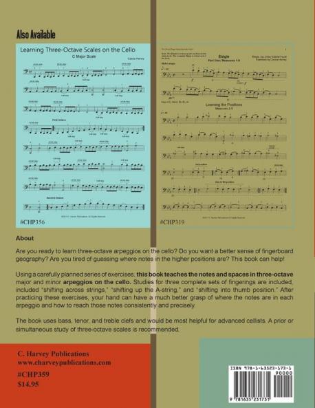 Learning Three-Octave Arpeggios on the Cello