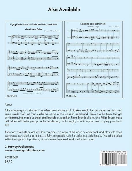 Fiddles on the Bandstand Fun Duets for Two Cellos Book One