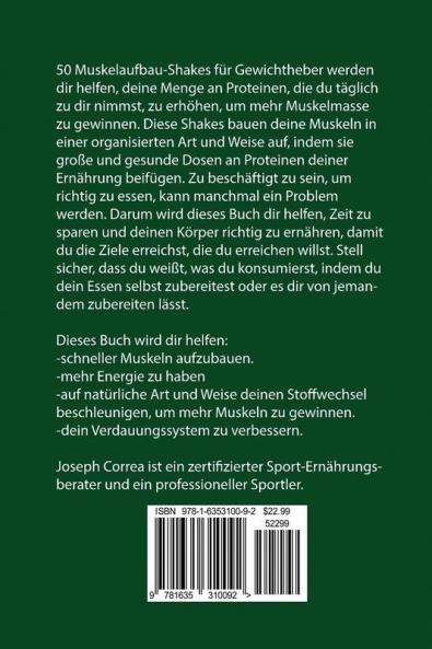 50 Muskelaufbau-Shakes für Gewichtheber: Hoher Proteingehalt in jedem Shake