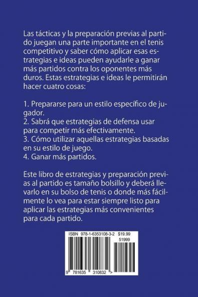 ¡12 Secretos Para Ganar Más Jugando al Tenis!: Lo que deberías estar haciendo y en que deberías estar trabajando para ganar todo el tiempo!