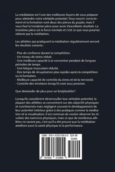 Devenir Mentalement Plus Résistant en Bodybuilding en Utilisant la Méditation: Atteignez Votre Potentiel en Contrôlant Vos Pensées Intérieures