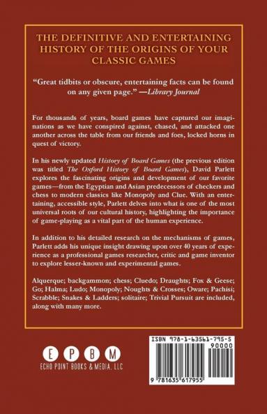 Oxford History of Board Games