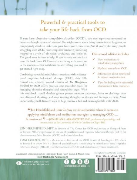 The Mindfulness Workbook for OCD