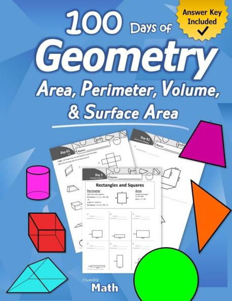 Humble Math - Area Perimeter Volume & Surface Area