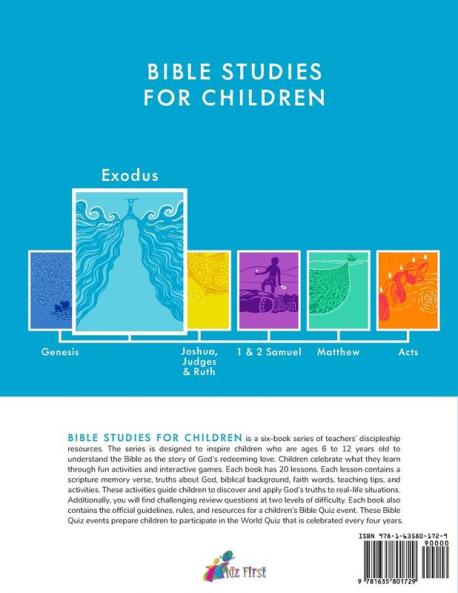 KidzFirst Bible Studies for Children: Exodus: 2