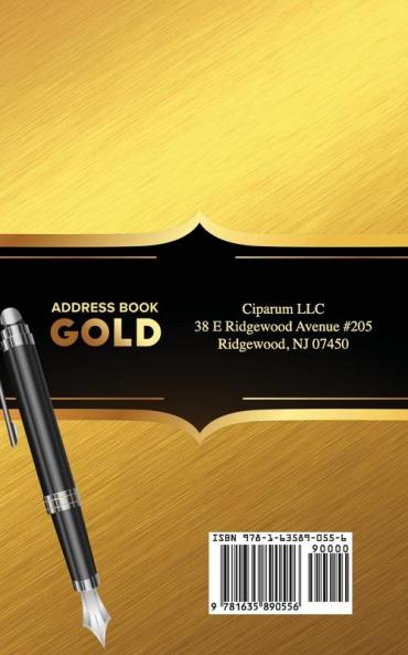 Address Book Gold