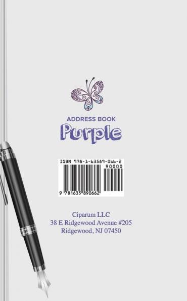 Address Book Purple