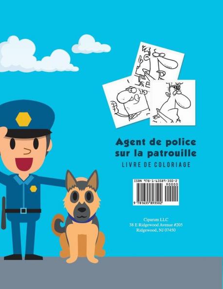 Agent de police sur la patrouille