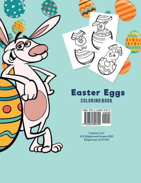 Easter Eggs Coloring Book