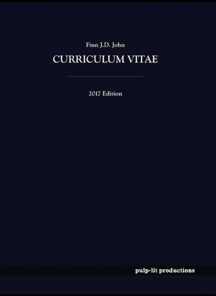 Curriculum Vitae Finn J.D. John: 2017 Edition