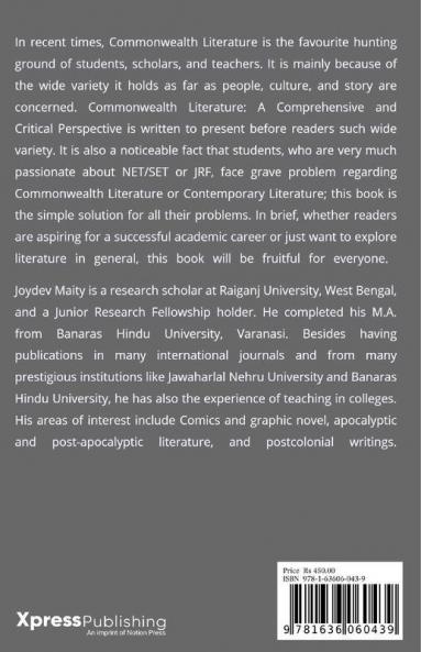 Commonwealth Literature: A Comprehensive And Critical Perspective