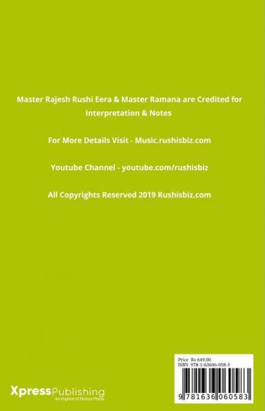 Best 165 Telugu Songs (Ver 1.0) - (Saregama) Format: Rushisbiz Piano Notes - (Video Links+Notes+Scales+Index) - Medium Size (6X9 Book)
