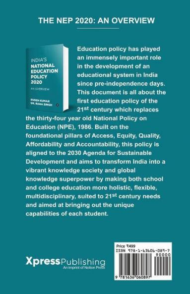 India’S National Education Policy 2020: An Overview