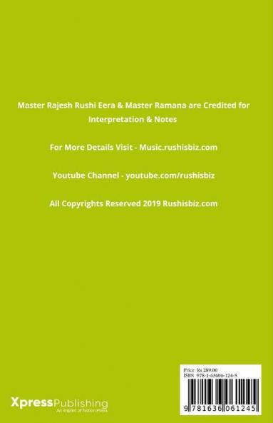 Best 41 Ar.Rehman Telugu Songs (Ver 1.0) - (Saregama) Format: Rushisbiz Piano Notes - (Video Links+Notes+Scales+Index) - Medium Size (6X9 Book)
