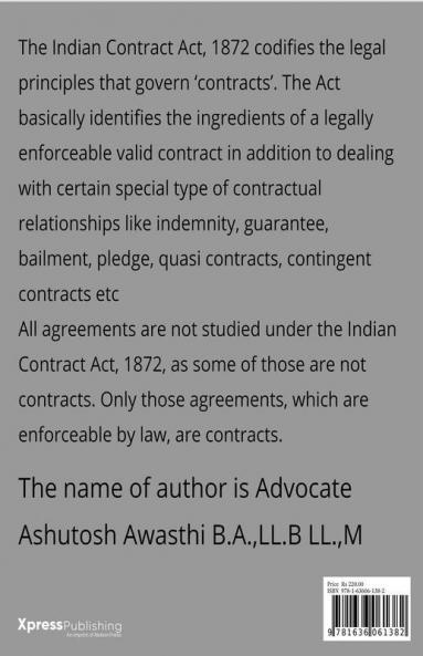 Notes On Indian Contract Act 1872 : Best Notes For Law Students
