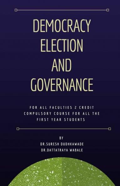 Democracy Election And Governance / लोकशाही निवडणुका आणि सुशासन