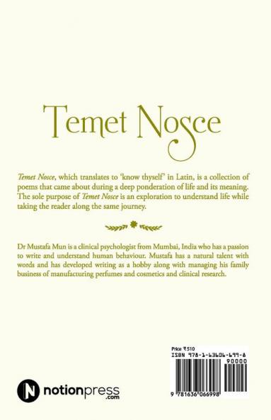 Temet Nosce : A Collection of Poems