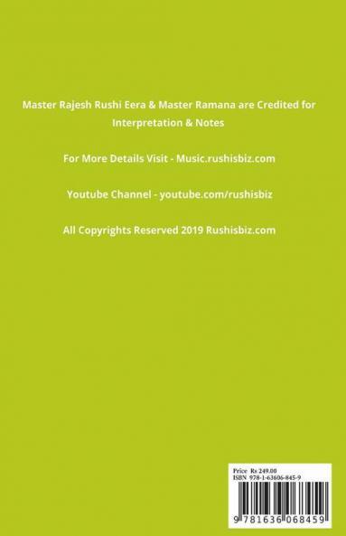 Best 47 Songs - Lata mangeshkar &amp; Asha bhosle (Ver 1.0) - (SAREGAMA) Format : RUSHISBIZ PIANO NOTES - (Video Links+Notes+Scales+Index) - MEDIUM SIZE (6X9 BOOK)