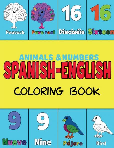 Spanish and English Coloring & Activity Book