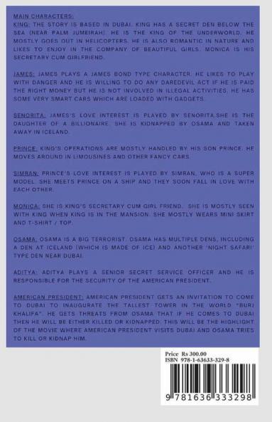 Kings of Underworld (Written in English with Hindi Dialogues) : Story & Script of a Proposed All Time Biggest Blockbuster Bollywood Movie