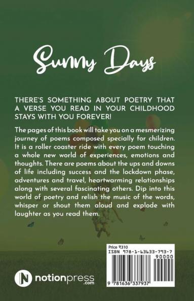 Sunny Days : Children’S Poems