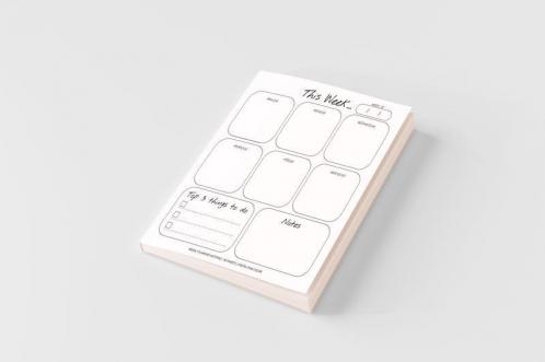 Weekly Planner Notepad