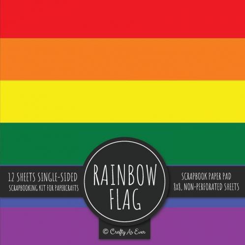 Rainbow Flag Scrapbook Paper Pad