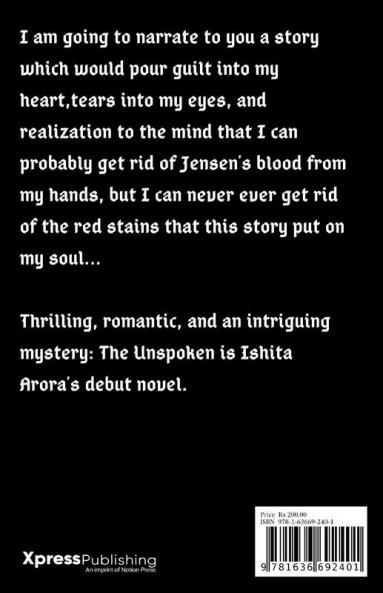 The Unspoken : The love saga of Grace and Jensen